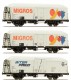 45072 ACME Set of 3 Refrigerator cars MIGROS